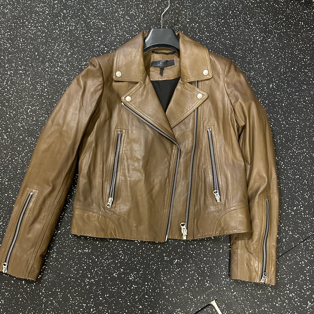 Rag and bone women leather jacket